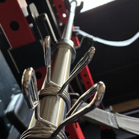 7ft Olympic Barbell 45lb With Clips