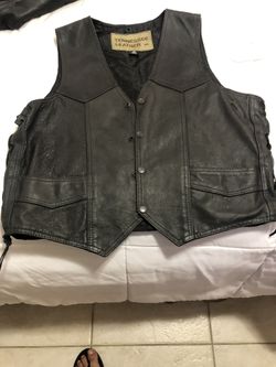 Leather vest$20