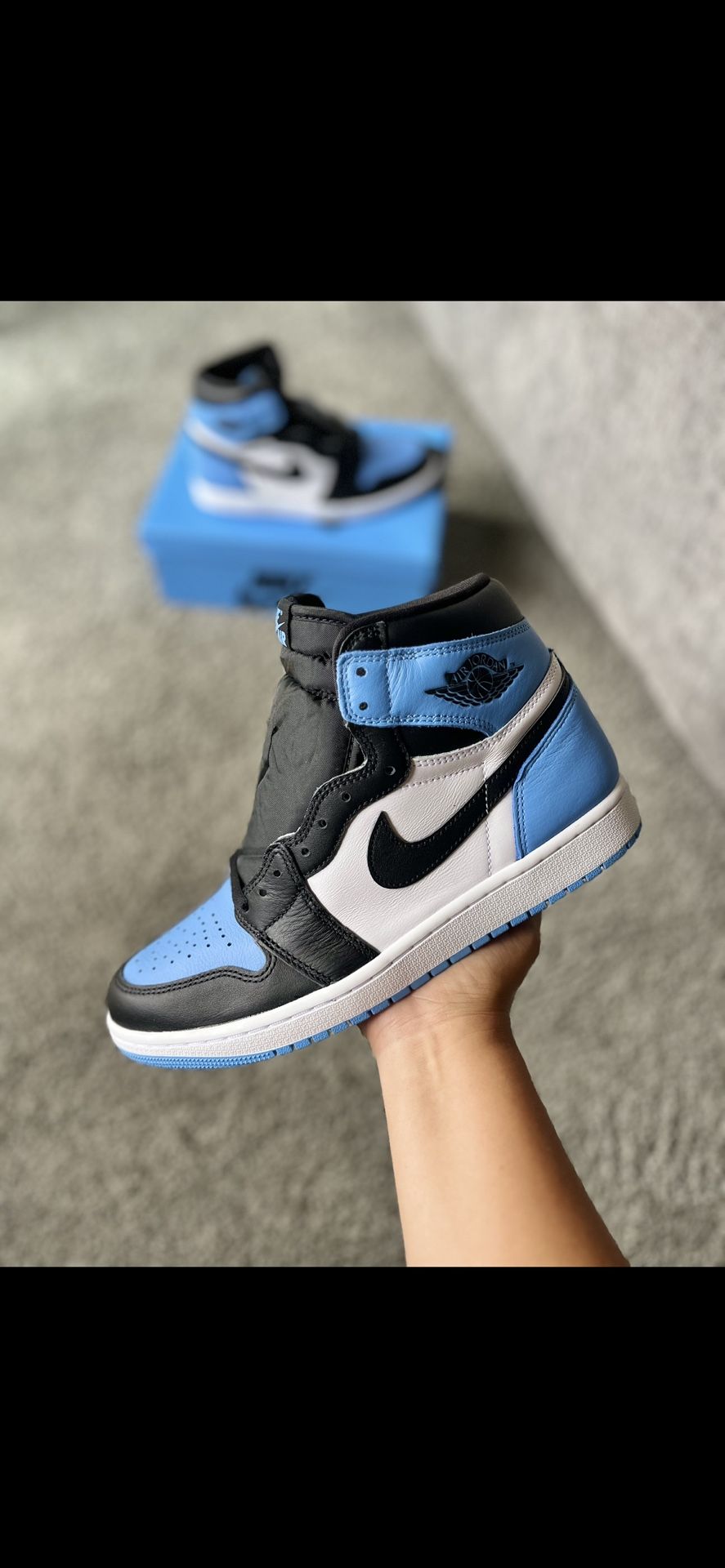 Jordan 1 UNC Toe / 12M