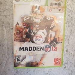 Madden NFL FOOTBALL 12 (Microsoft Xbox 360, 2011) video game