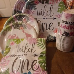 Wild One Party Plates