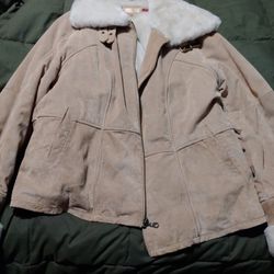 Xl Ladies Wilson Leather Winter Jacket