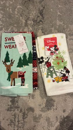 NWT holiday kitchen towels - 4 total