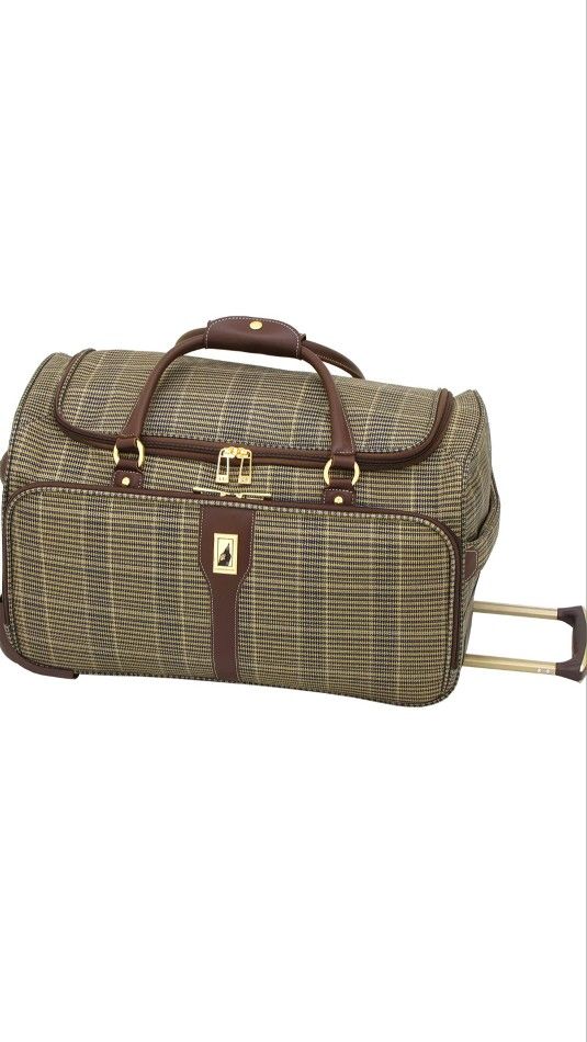 LONDON FOG Westminster 21-inch Rolling Duffel Bag