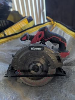 Bauer Cordless Circular Saw  hammer drill battery and charger