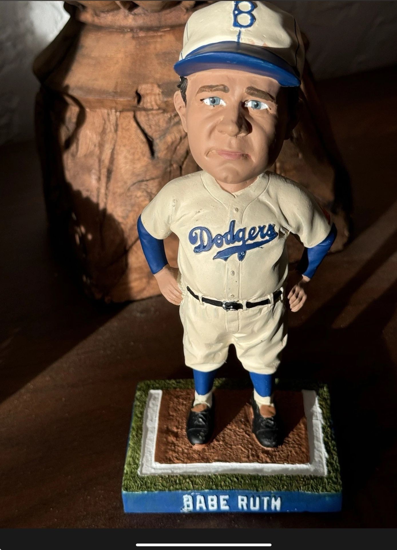 Babe Ruth Brooklyn Dodgers SGA 2014 Bobblehead - preowned no box