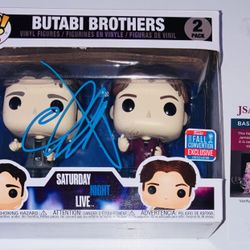 CHRIS KATTAN SIGNED BUTABI BROTHERS NIGHT AT THE ROXBURY FUNKO POP SNL JSA COA!
