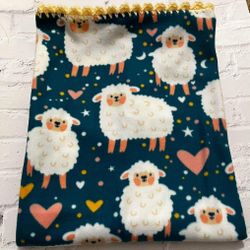 Fleece Lamb Blanket 