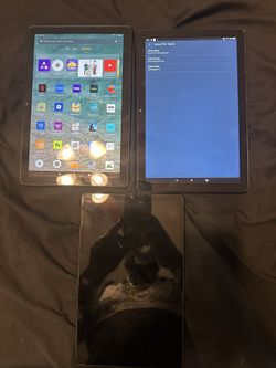 Like New Three Amazon Fire HD 10 Tablets “13th Generation”