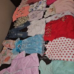 2t,3t Baby Girl Clothes Big Bundle 65+ Items + 4 Shoes Pairs