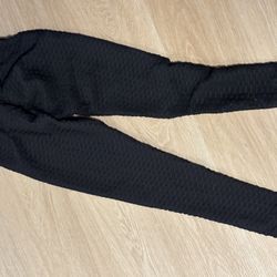 Black Scrunched Viral Butt Lifting Leggings