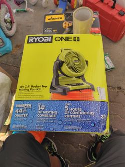 Ryobi Bucket Fan 