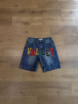 Valley Graphic Denim Shorts