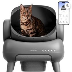 Neakasa M1 Plus Self-Cleaning Automatic Cat Litter Box with Sensor, 7.17L, Odor-Free Waste Disposal #115876