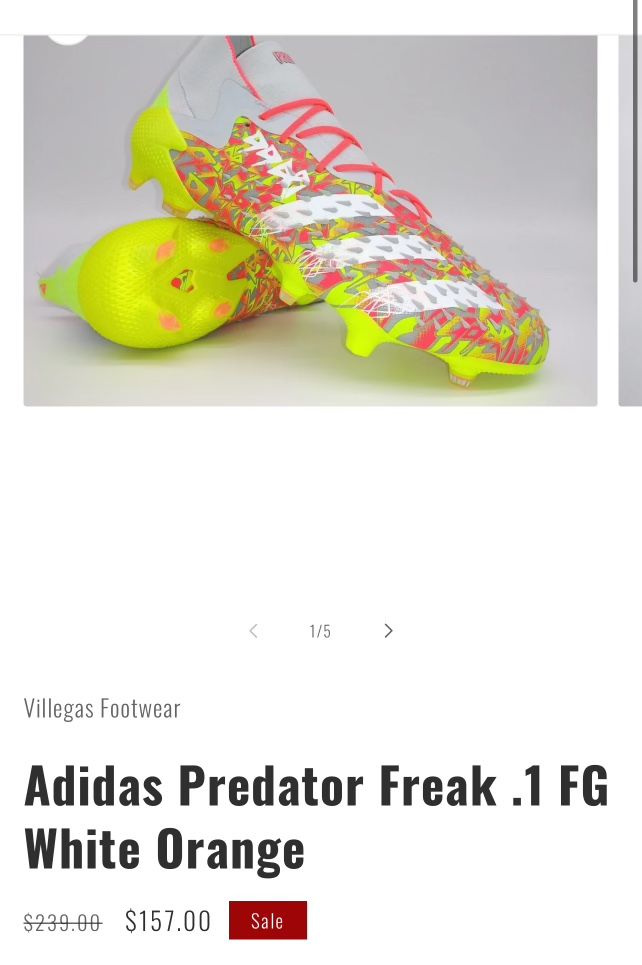 Adidas Predator Freaks 1 FG 5youth
