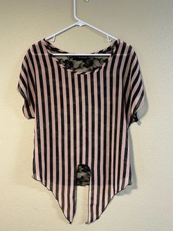 Ladies  floral sheer blouse