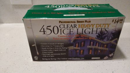 450 Clear Heavy Duty Ice Lights $5.00