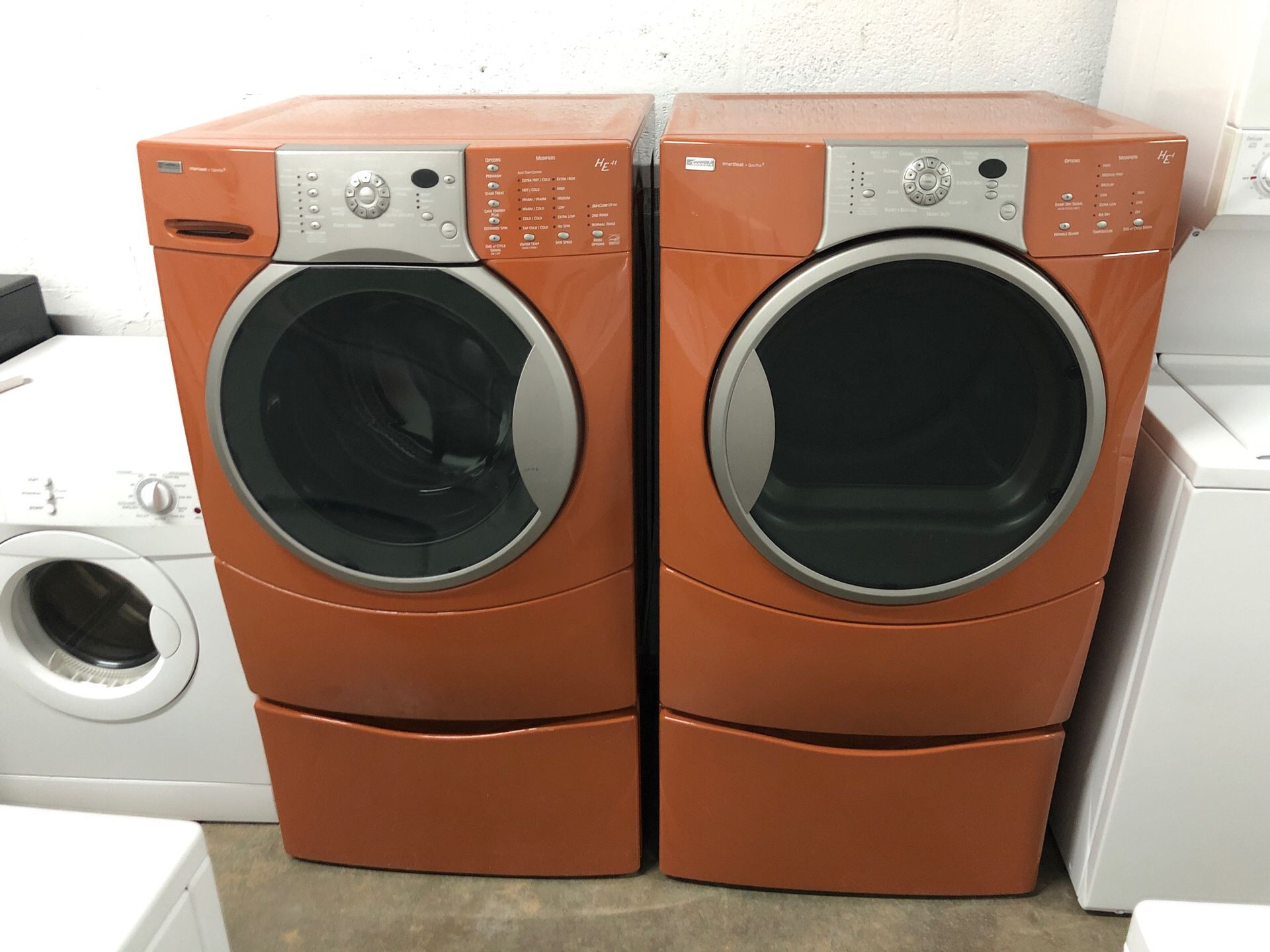 KENMORE WASHER AND DRYER (3 MONTHS WARRANTY)