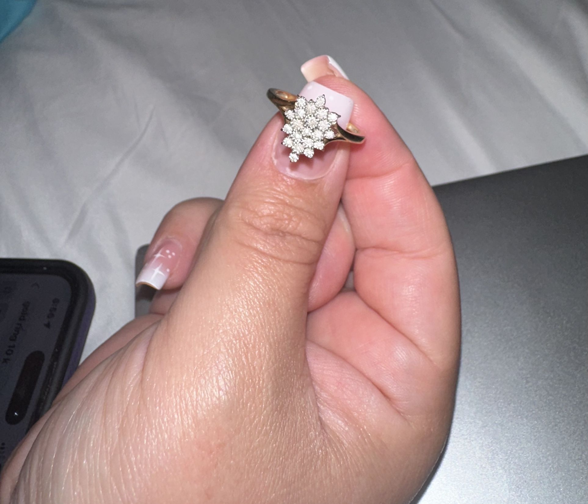 10K Yellow Gold Diamond Ring