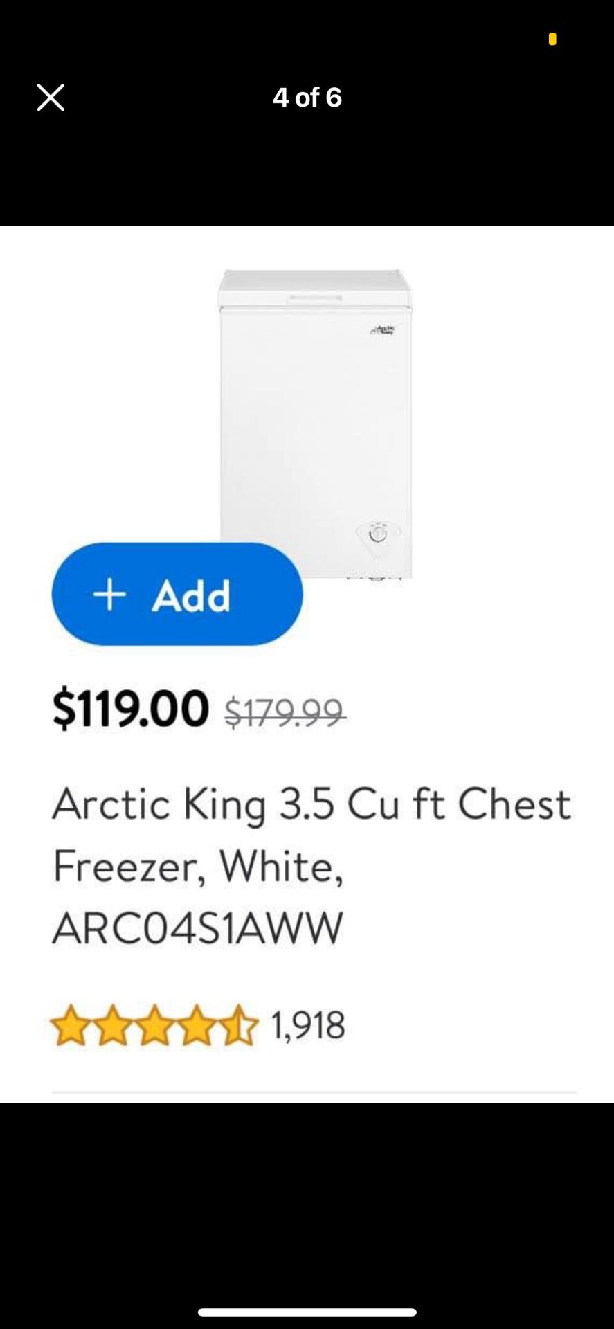 NEED GONE! Arctic King Chest Freezer