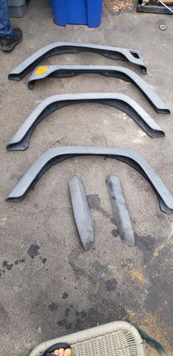 Jeep wrangler flare fenders
