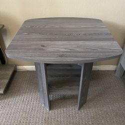 Grey End Table 