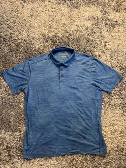 Tommy Bahama IslandZone Polo – Blue Palm Print (Men’s Large) – $20