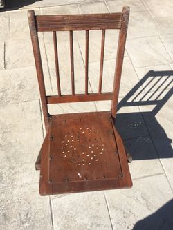 Old folding chair