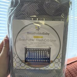 Breathable Mesh Liner for crib