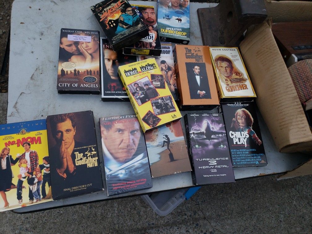 VHS All For 10 Bucks Today And Tomorroe