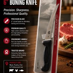 🔪 Victorinox Swiss Army 6” Boning Knife – Brand New Sealed