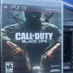 Call Of Duty PS3 Game