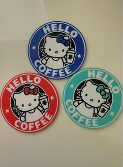 Hello Kitty coasters