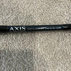 Phenix Axis 800 X3H 8’ 60-130lb Rail Rod Conventional Casting
