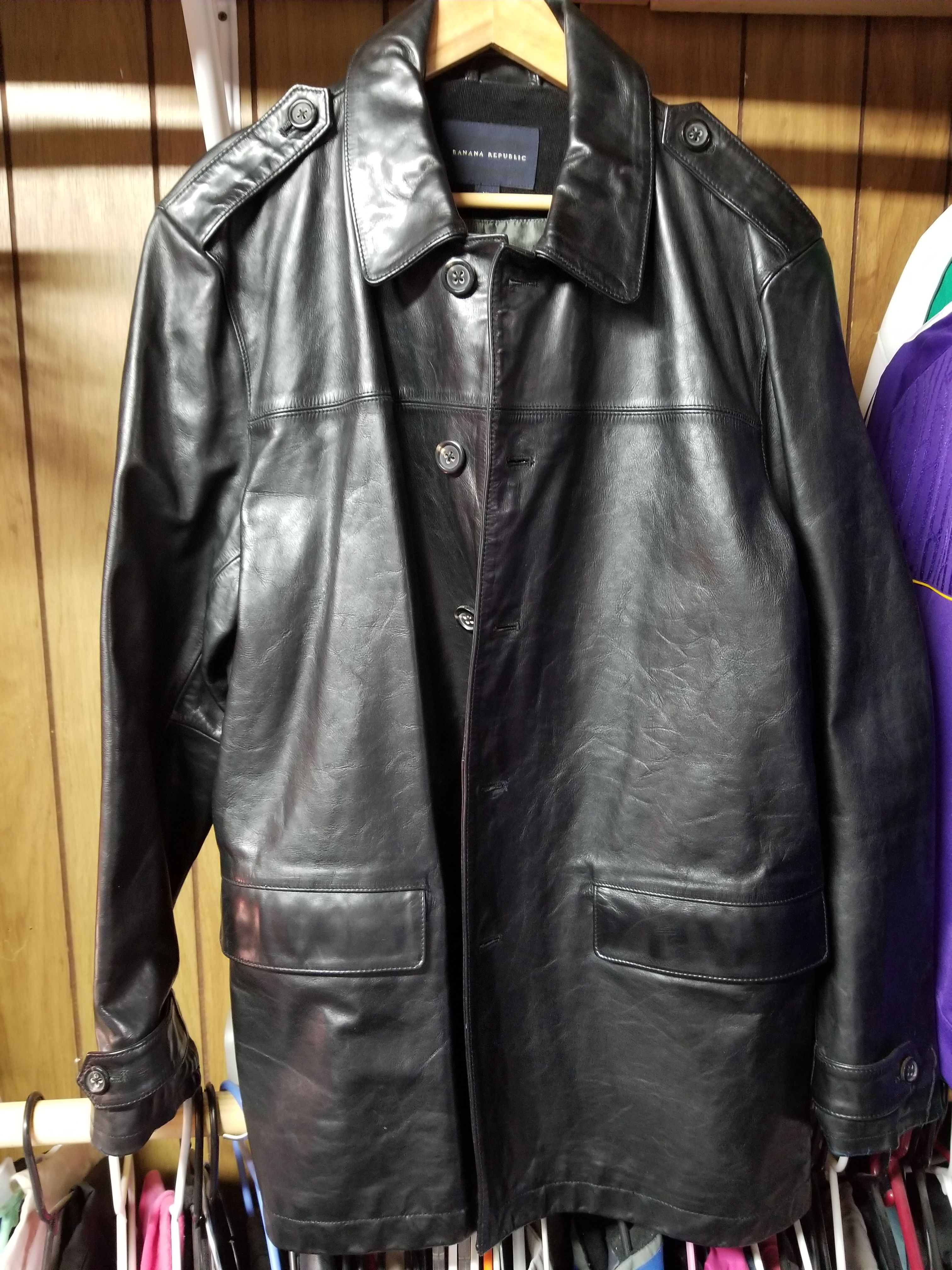Banana Republic leather jacket