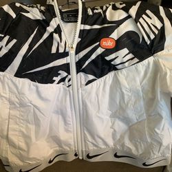 Girls Nike windbreaker zip up hoodie