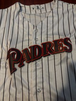 San Diego Padres Pinstripe Baseball Jersey Adult M