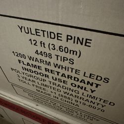 12’ Tall Pre Lit Christmas Tree