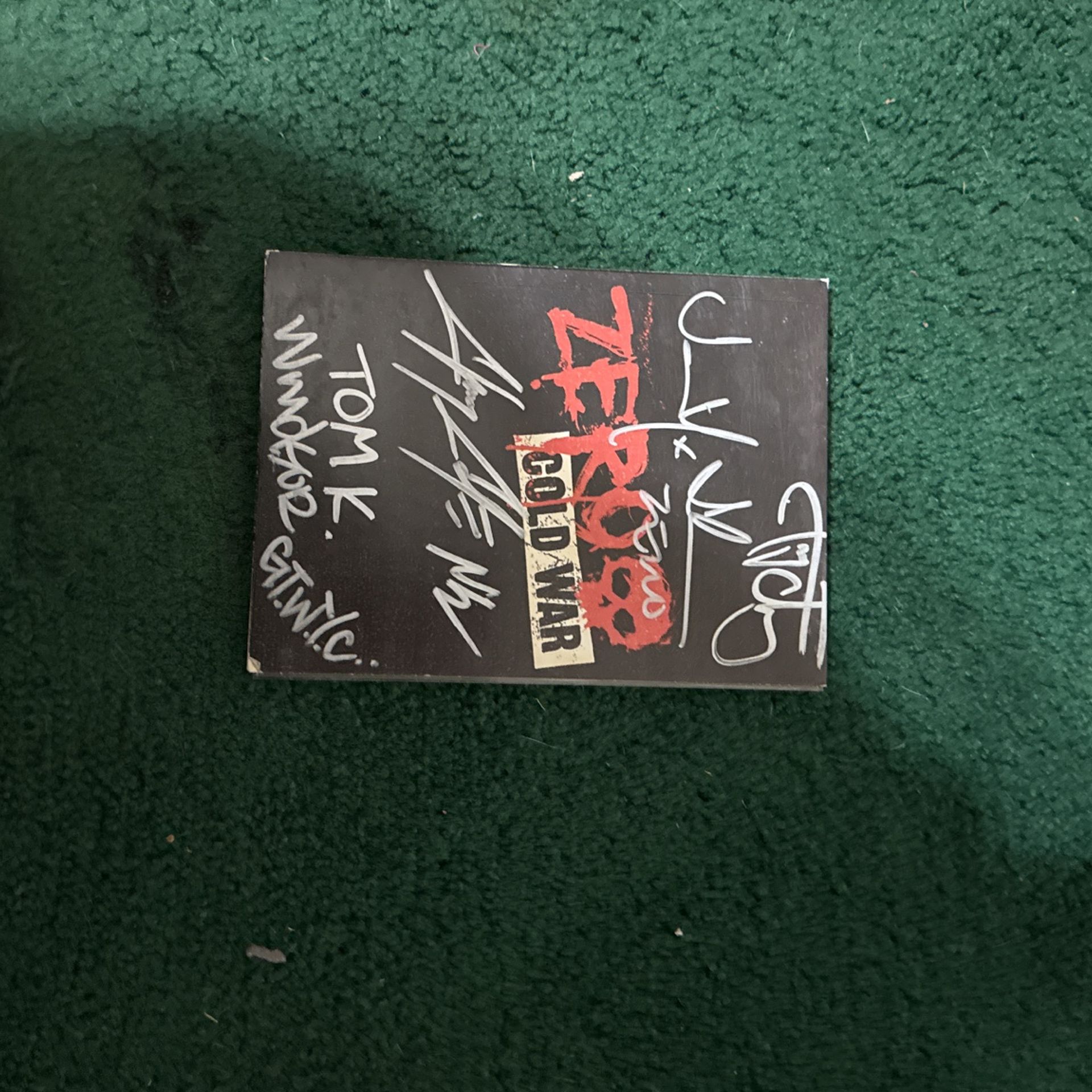 Cold DVD Signed By The Zero Team