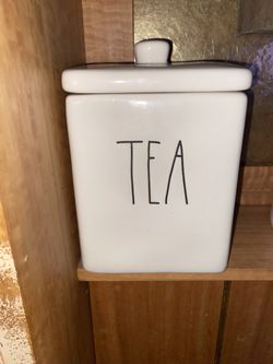 Rae Dunn Tea Canister
