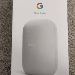NEW Google Nest Audio – Chalk – Smart Wi-Fi Speaker with Google Assistant
