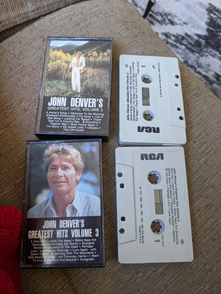 John Denver Greatest Hits cassettes