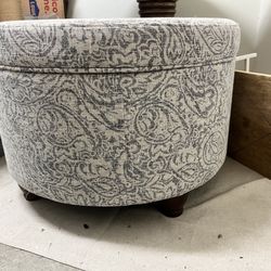 Storage Ottoman- Round 