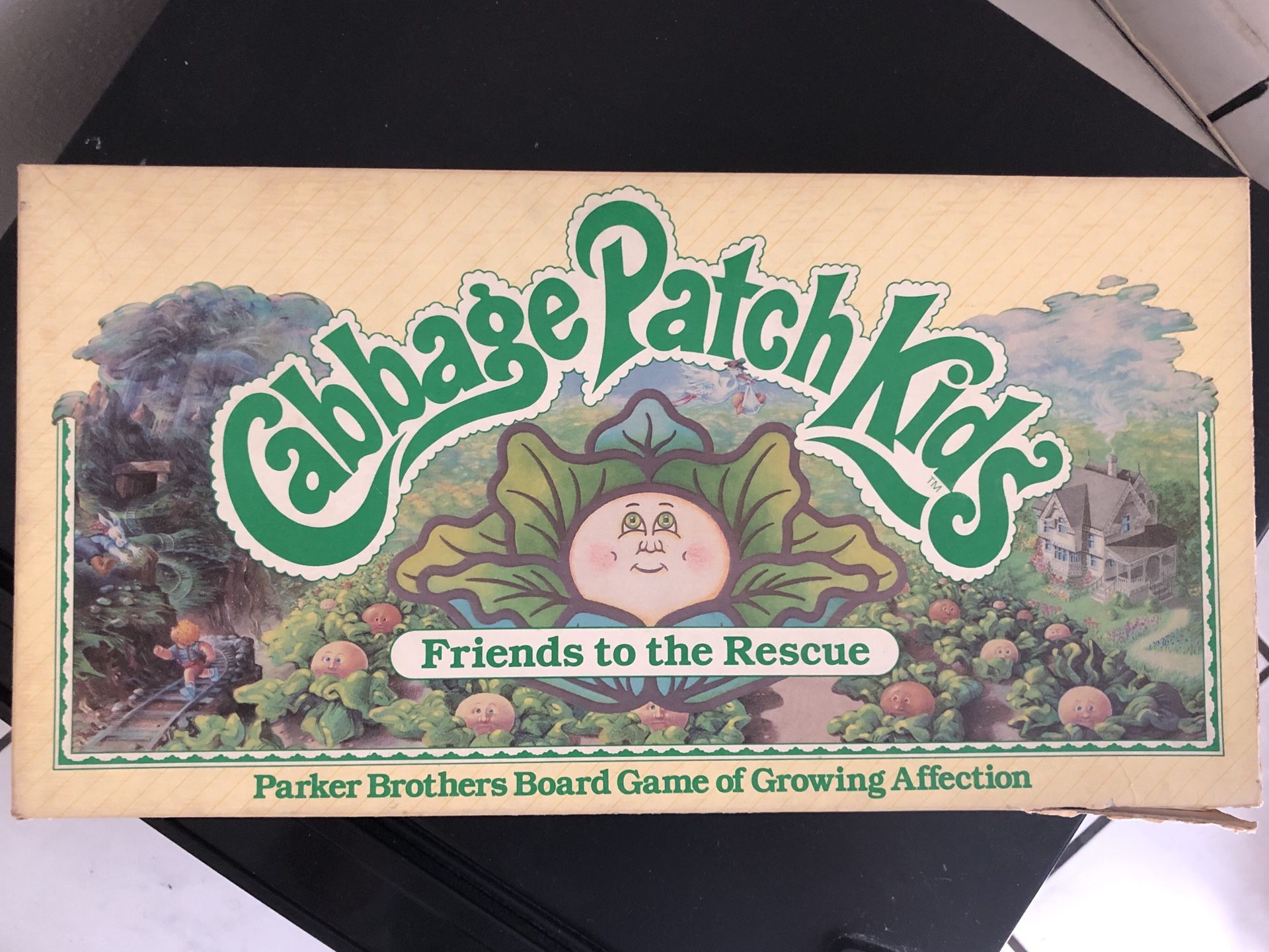 1984 Parker Brothers No.0140 Cabbage Patch Kids Friends to the Rescue Board Game