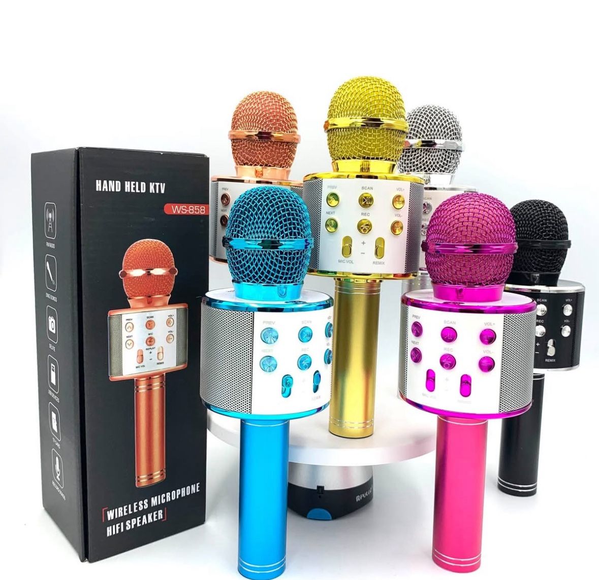 KARAOKE WIRELESS BLUETOOTH MICROPHONE