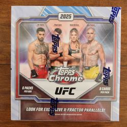 2025 Topps Chrome UFC MEGA Box