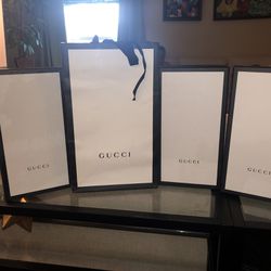 Gucci Boxes And Bag