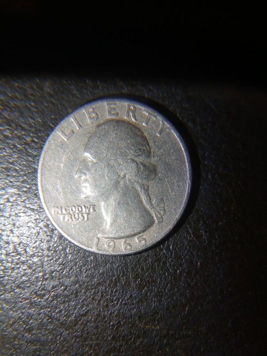 1965 No Mint Mark Quarter