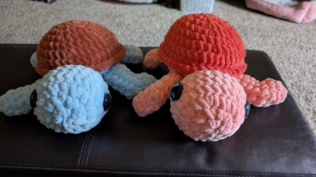 Beautifully Crocheted turtles