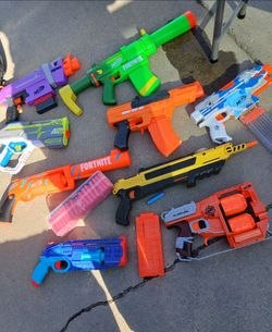 Nerf gun collection